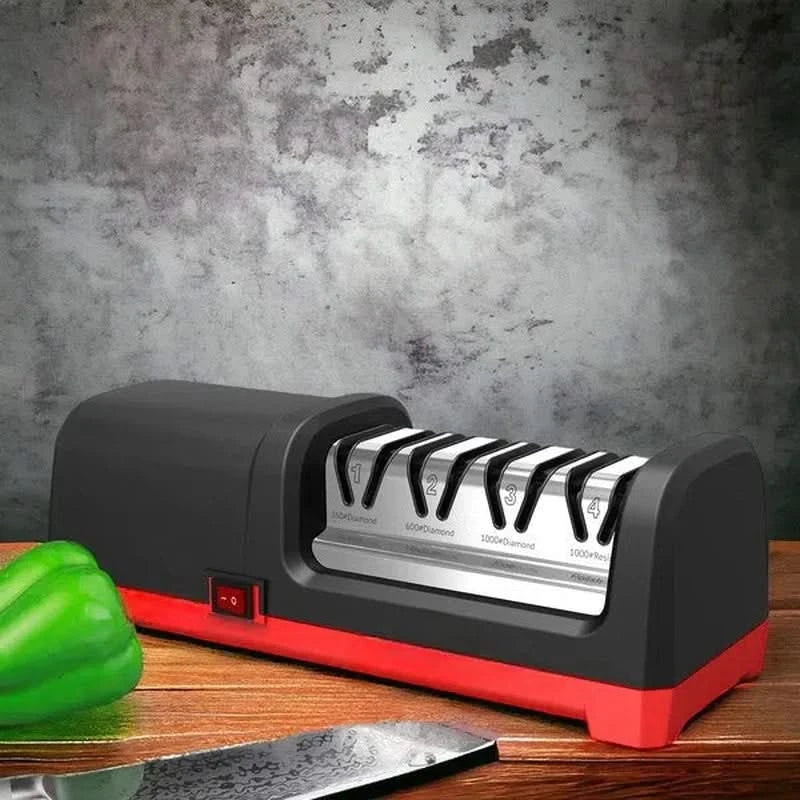 Afilador eléctrico profesional de 4 etapas – ángulo de afilado de 20 grados