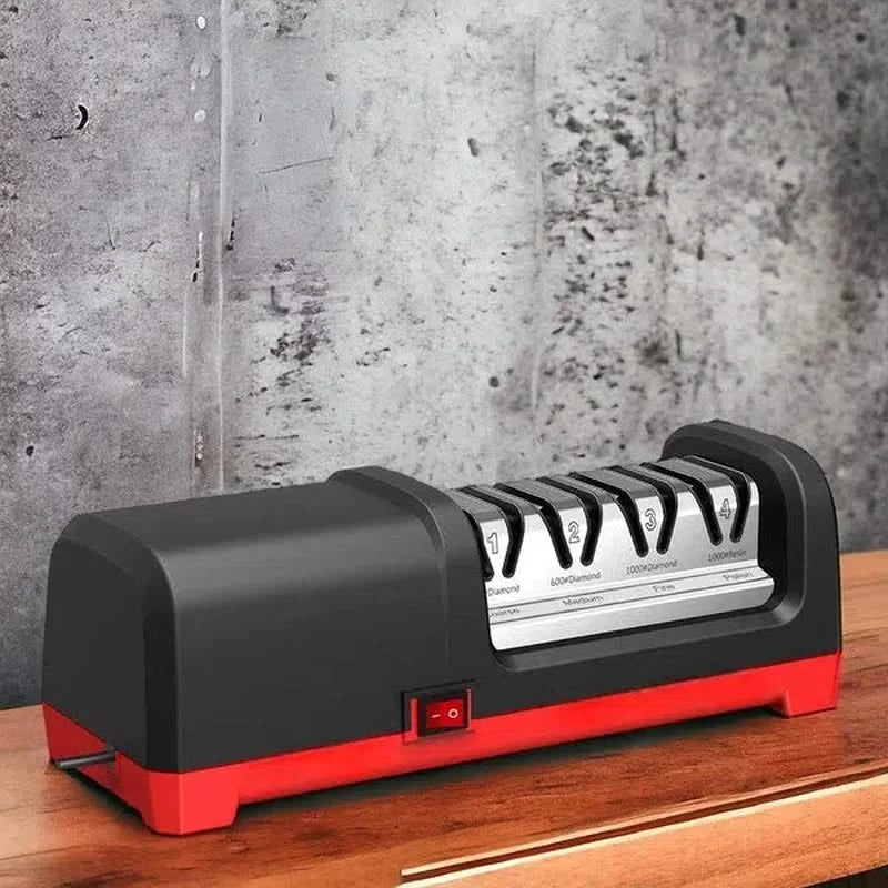 Afilador eléctrico profesional de 4 etapas – ángulo de afilado de 20 grados
