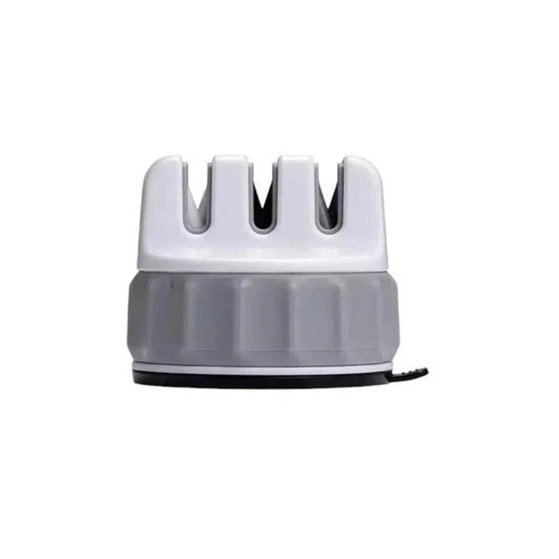 Afilador de cuchillos compacto con ventosa