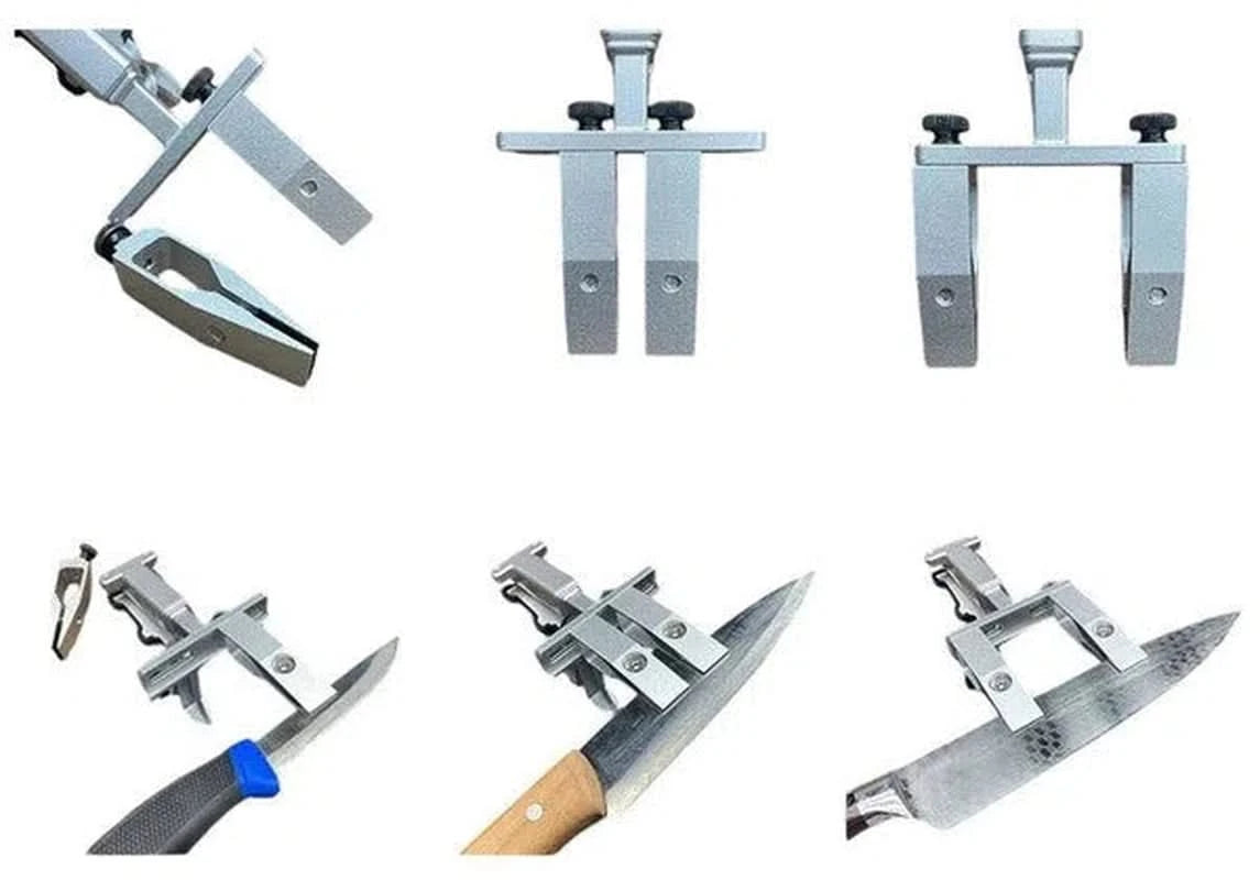 Afilador profesional de ángulo fijo + piedras de afilar diamantadas