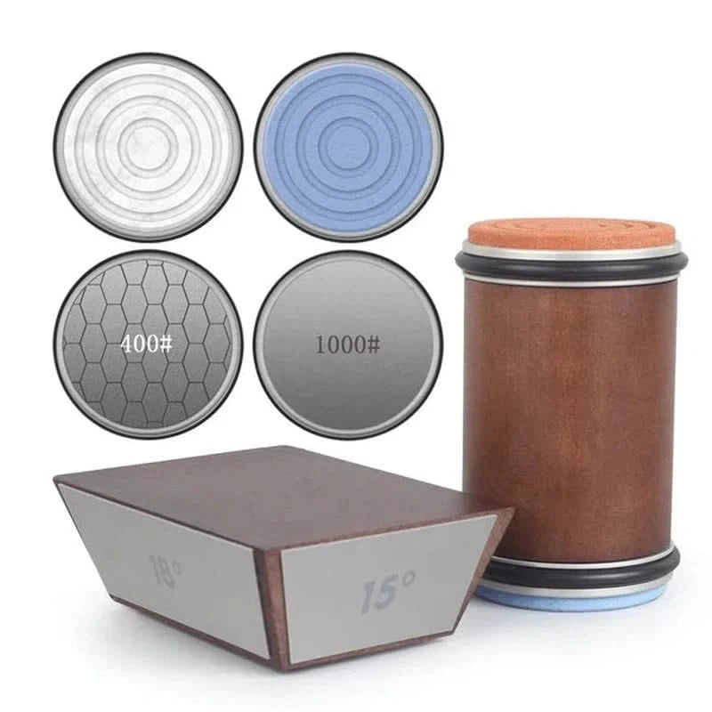 Afilador de cuchillos de rodillo – pack diamantado de 4 granos: de 240# a 1000#