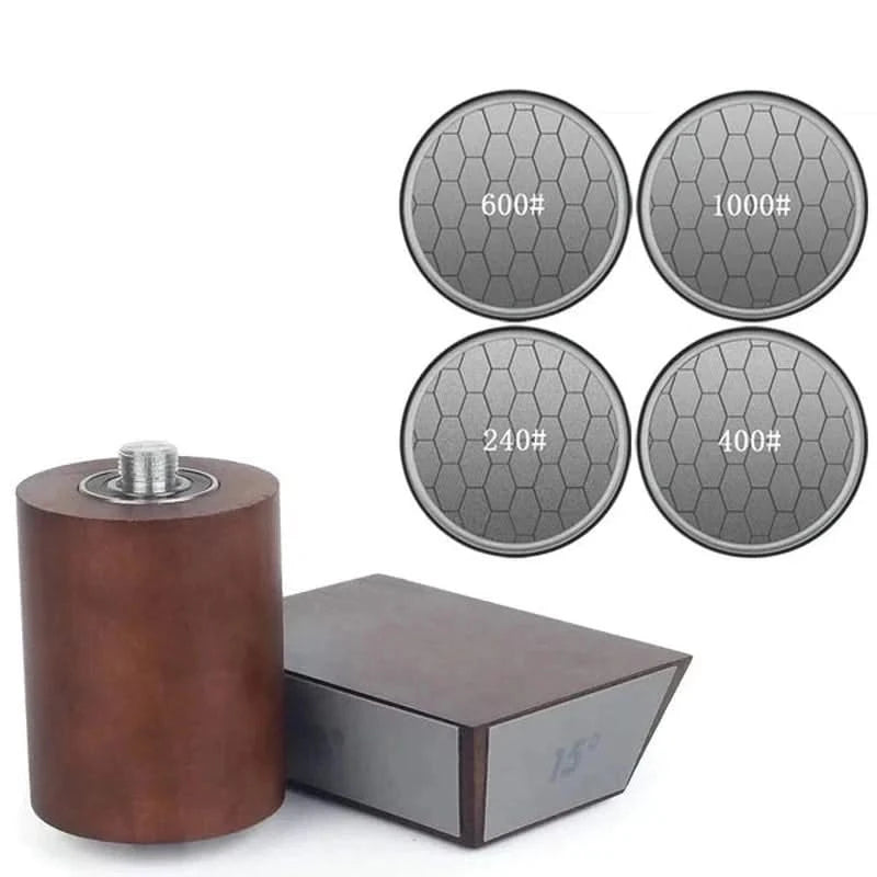 Afilador de cuchillos de rodillo – pack diamantado de 4 granos: de 240# a 1000# Grains diamants : 240# 400# 600# 1000#