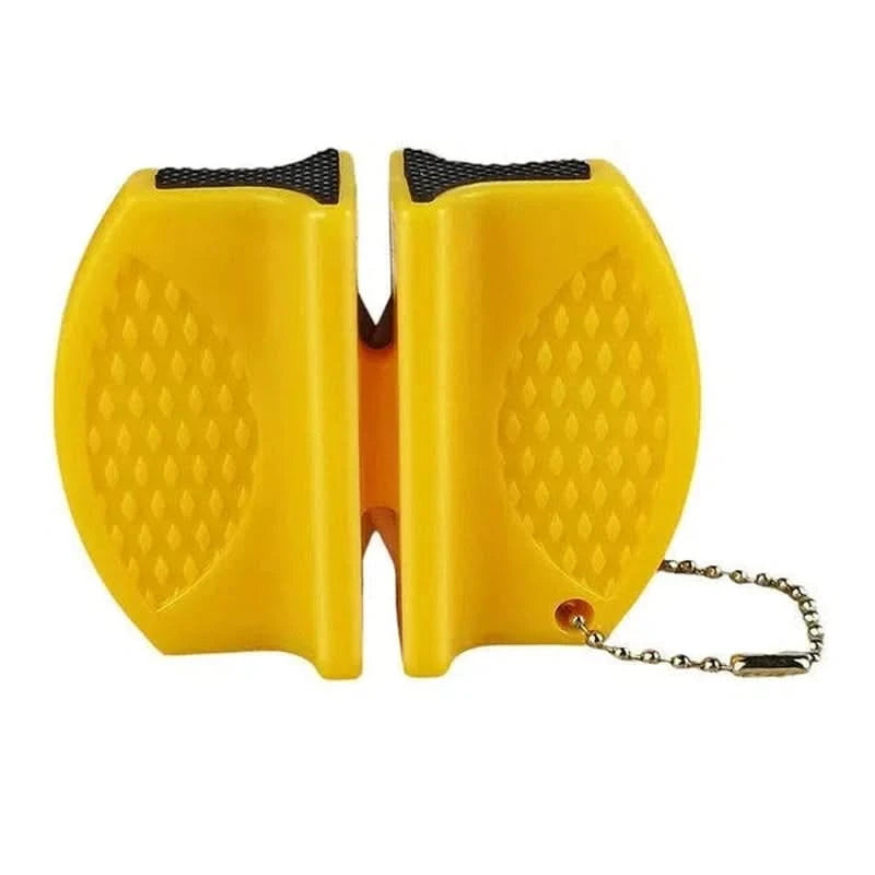 Afilador de cuchillos de bolsillo – doble cara para un afilado preciso