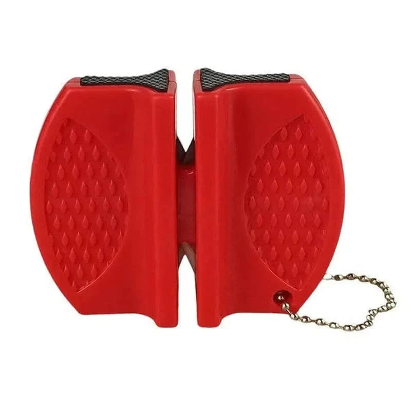 Afilador de cuchillos de bolsillo – doble cara para un afilado preciso