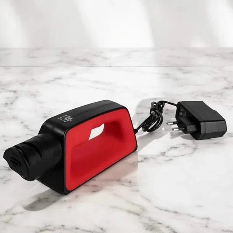 Afilador de cuchillos eléctrico profesional con piedra giratoria motorizada