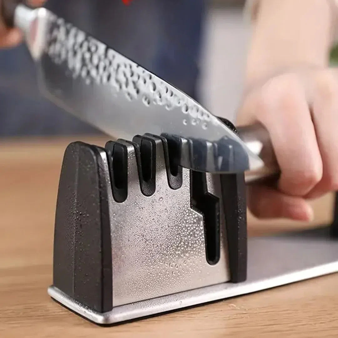 Afilador de tijeras compacto y estético