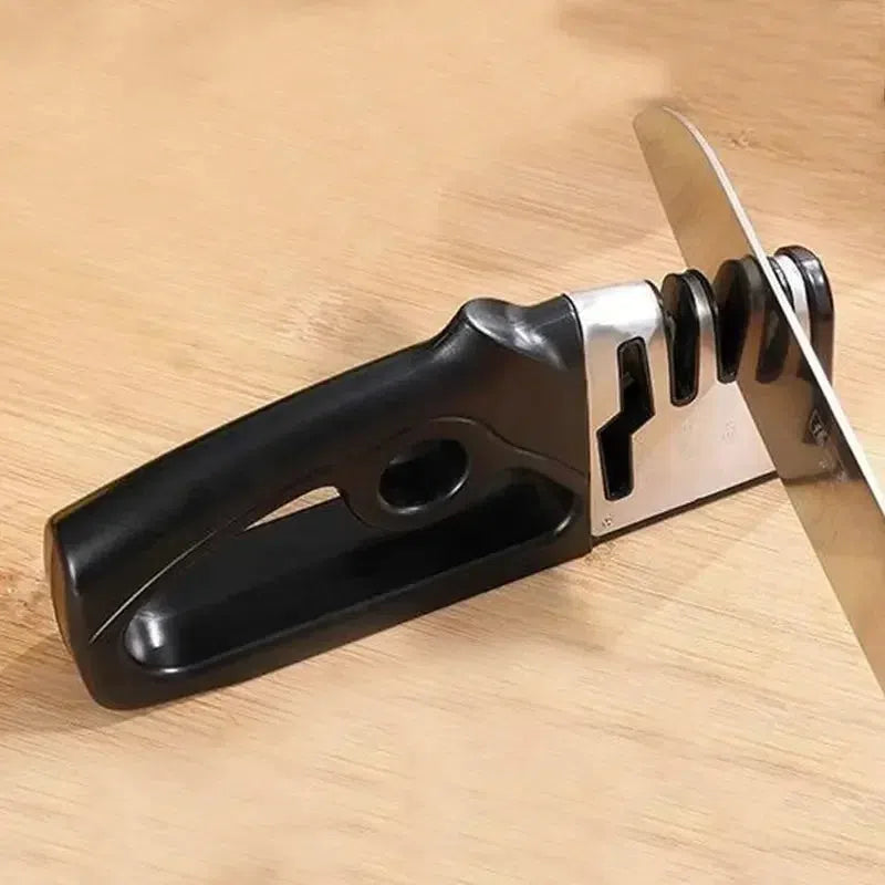 Afilador de tijeras ergonómico y multifunción