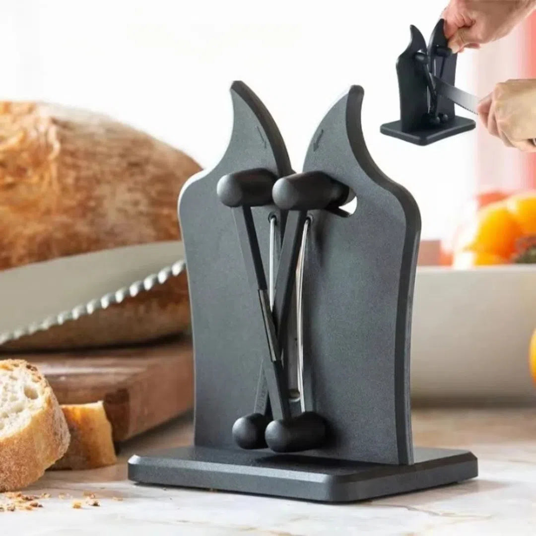Aiguiseur de couteaux professionnel en acier inoxydable Imagen