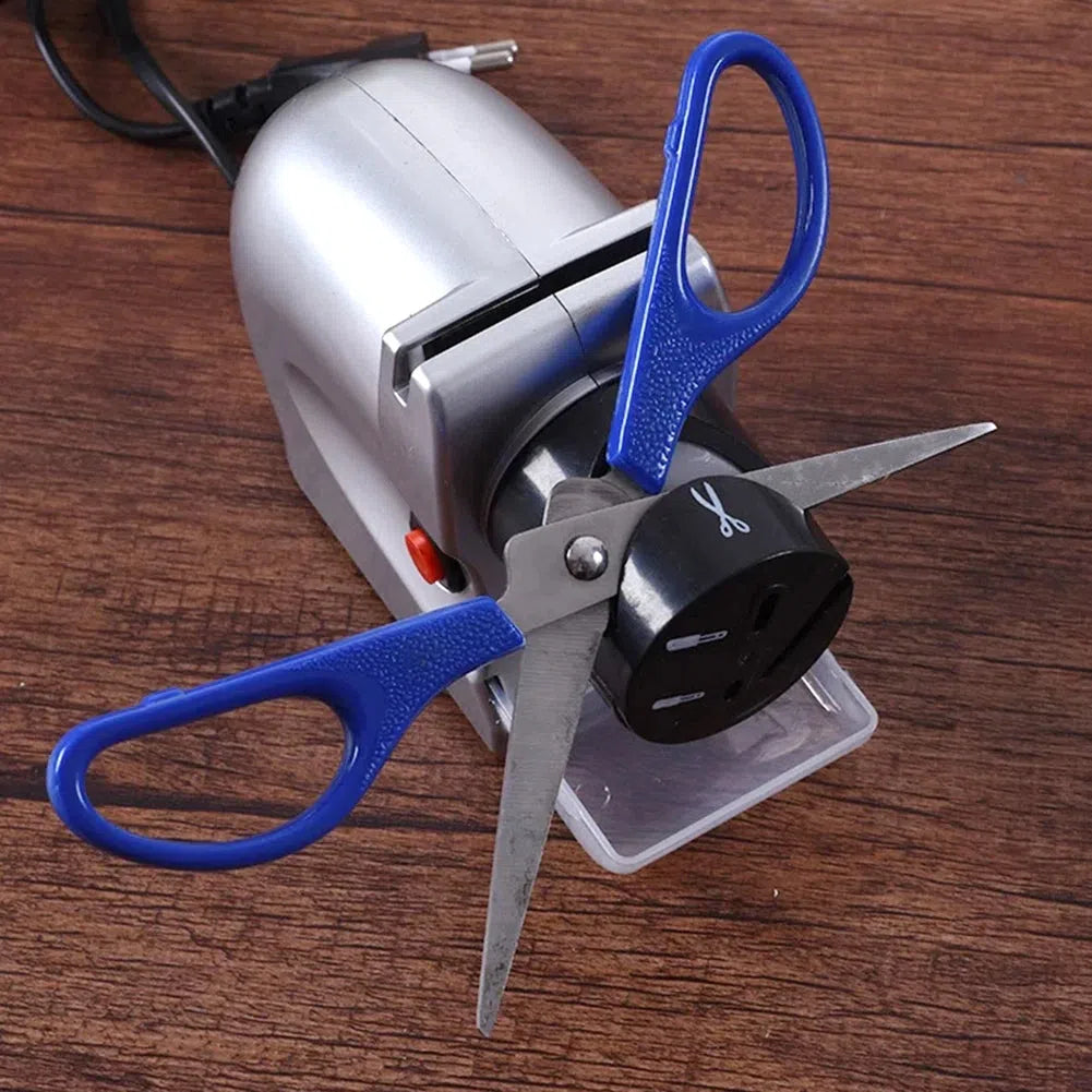 Afilador eléctrico compacto y profesional – cuchillos y tijeras